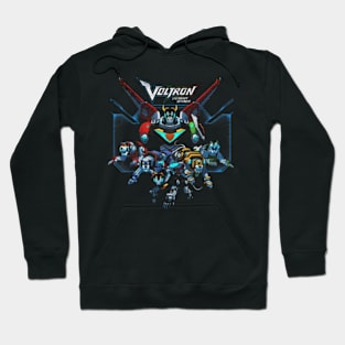 voltron vintage robot Hoodie